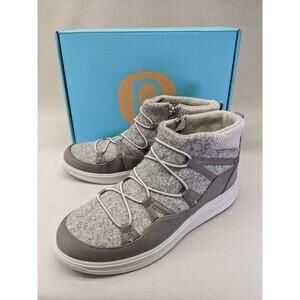 BZees Womens Tahoe Washable Comfort Ankle Boots Evening Sky Fleece 10 W